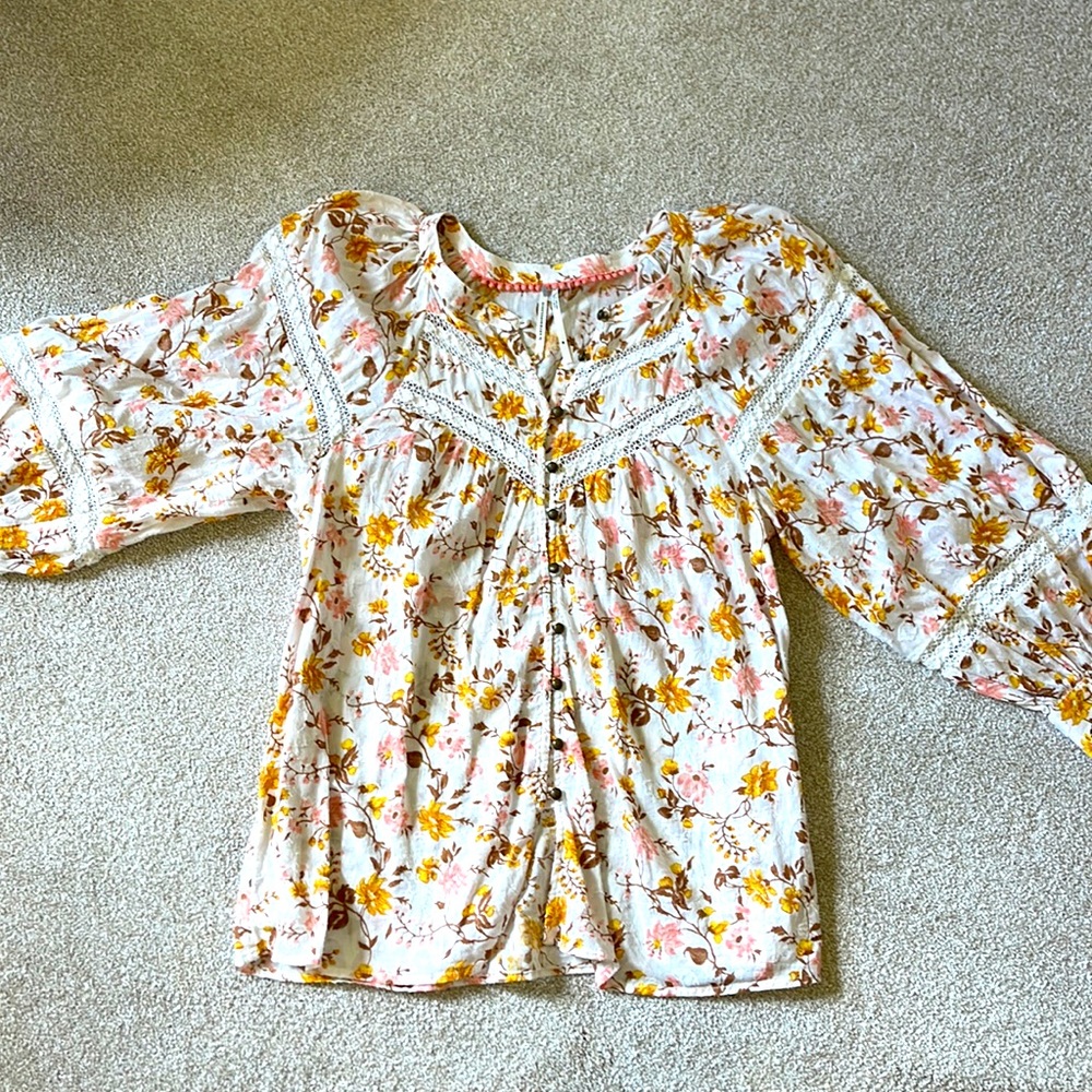Anthropologie spring summer ladies top